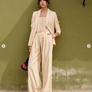 Sézane Editions Loulou Trousers - Cream, US 2 / FR 34